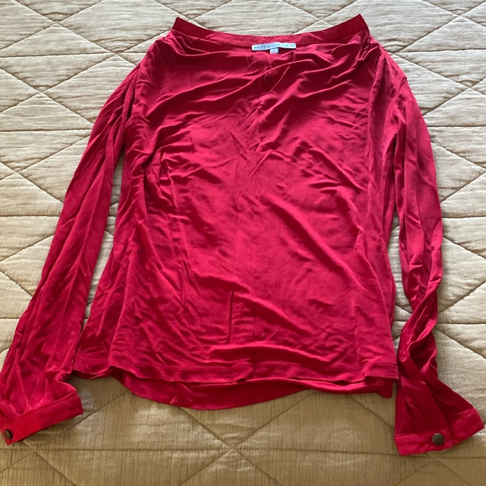 Beautiful red top (casual / dress up or down )